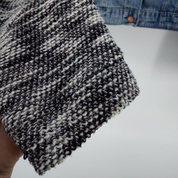 $89 Jessica Simpson Pixie Contrast Liberty Blue Denim 2016 Collection Jacket - Picture 8 of 11